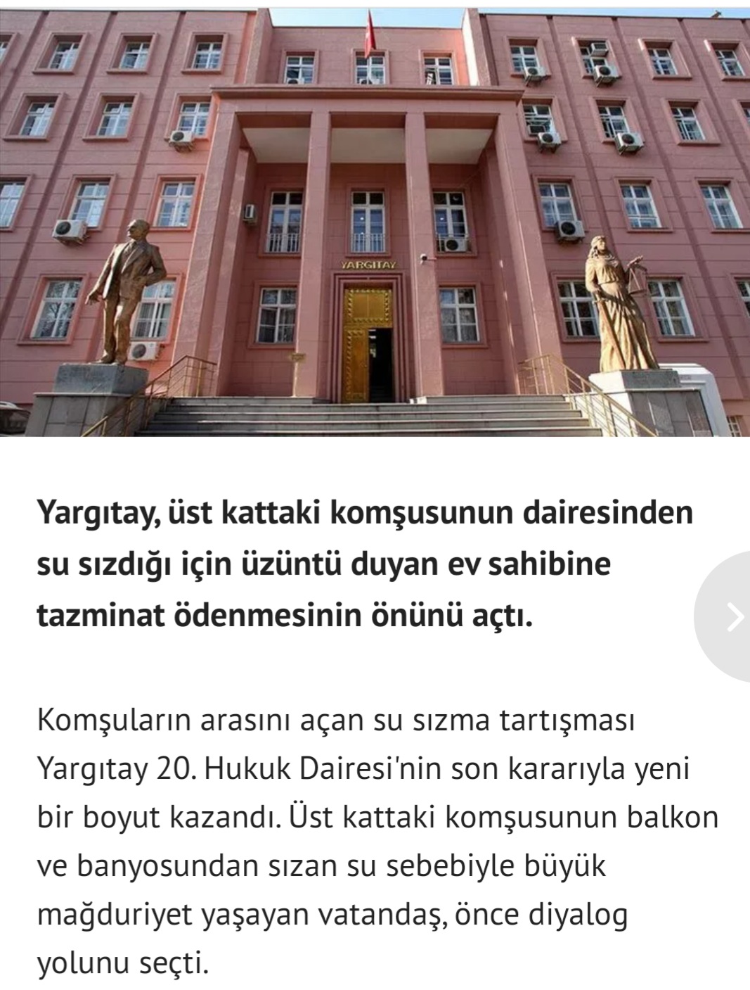 SU SIZAN EVE YARGITAY KARARI !