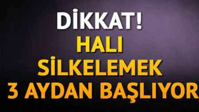 Halı silkeleyene hapis cezası 